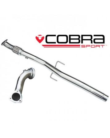 Vauxhall Corsa D Nurburgring 10-14 Cobra Sport Pre-Cat/De-Cat Pipe & Second De-Cat Section